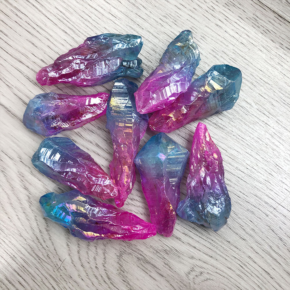 1pc 무작위 전기 도금 핑크 블루 포인트 크리스탈 석 - Aquarium Innovative Marine 리뷰 및 가격
