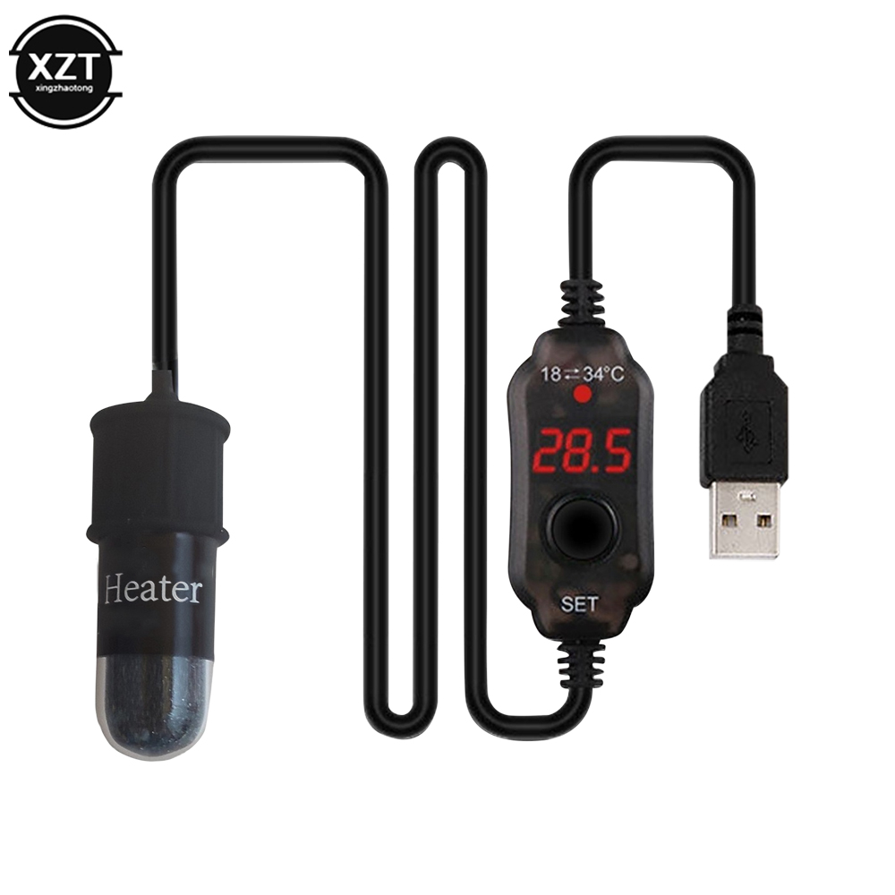 미니 USB 충전 수족관 가열 막대 물고기 탱크 수족관 - Marine Aquarium Heater 리뷰 및 가격