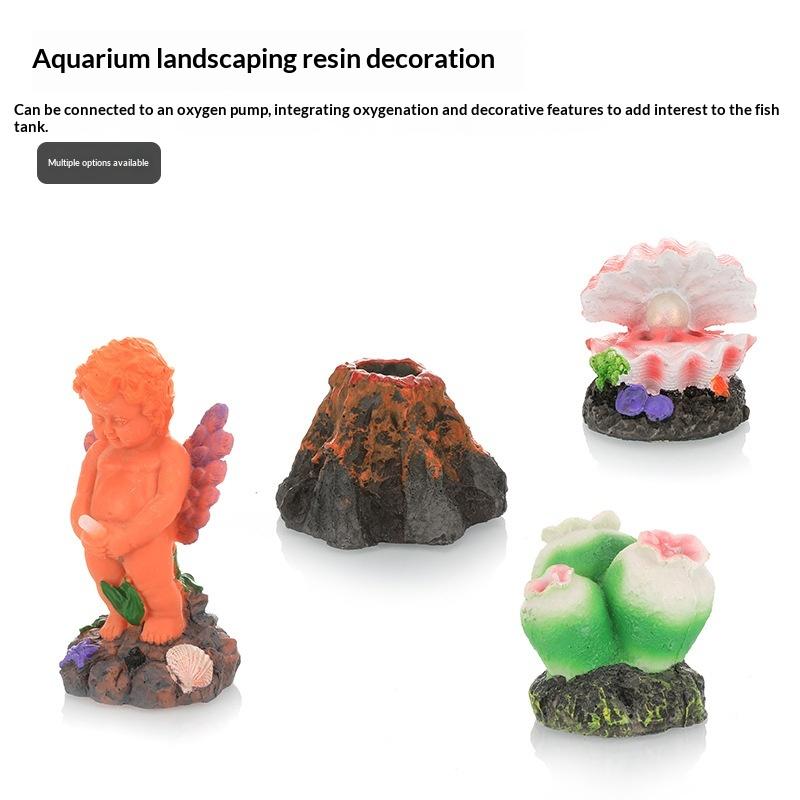 화산 모양의 수족관 기포석 산소 장식 어항 장식품 수중 - Aquarium Innovative Marine 리뷰 및 가격