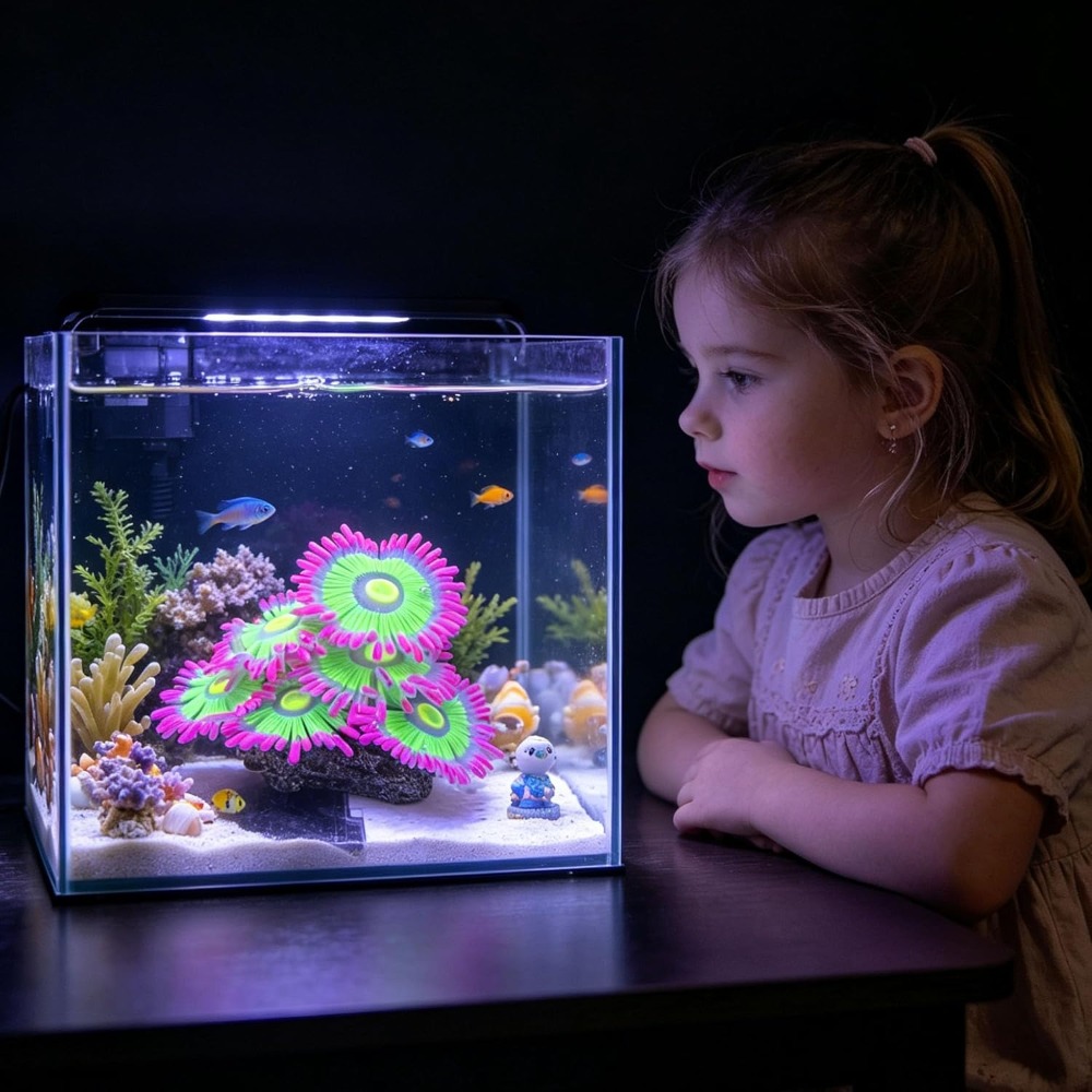 빛나는 부드러운 수족관 장식용 실리콘 발광 인공 장식  - Marine Aquarium For Sale 리뷰 및 가격