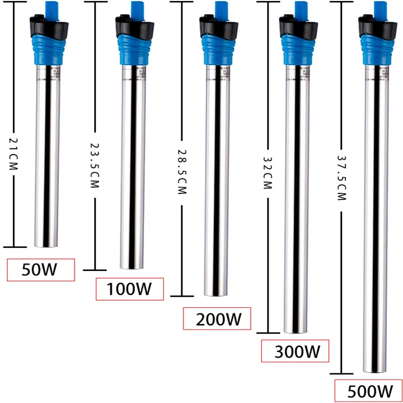 50W/100W/200W/300W/500W 잠수정 수족 - Marine Aquarium Heater 리뷰 및 가격