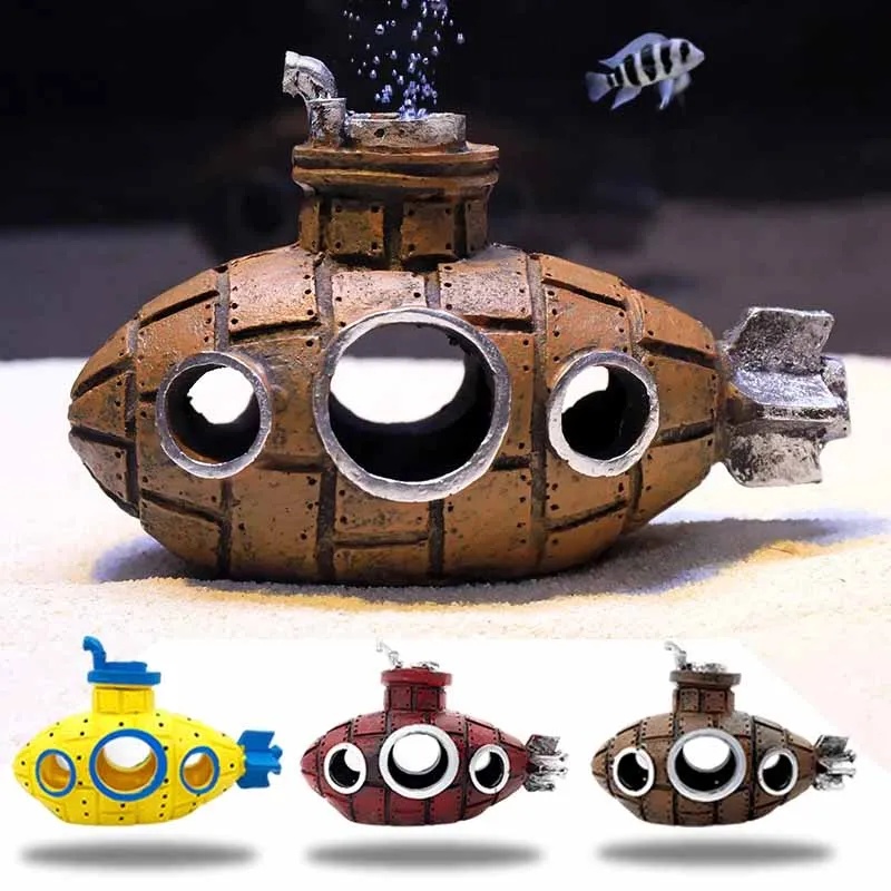 레진 잠수함 장식품 수족관 어항 장식 물고기 새우 은신 - Aquarium Innovative Marine 리뷰 및 가격