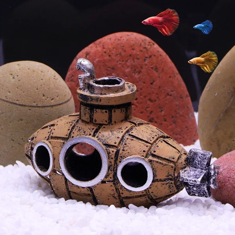레진 잠수함 장식품 수족관 어항 장식 물고기 새우 은신 - Aquarium Innovative Marine 리뷰 및 가격