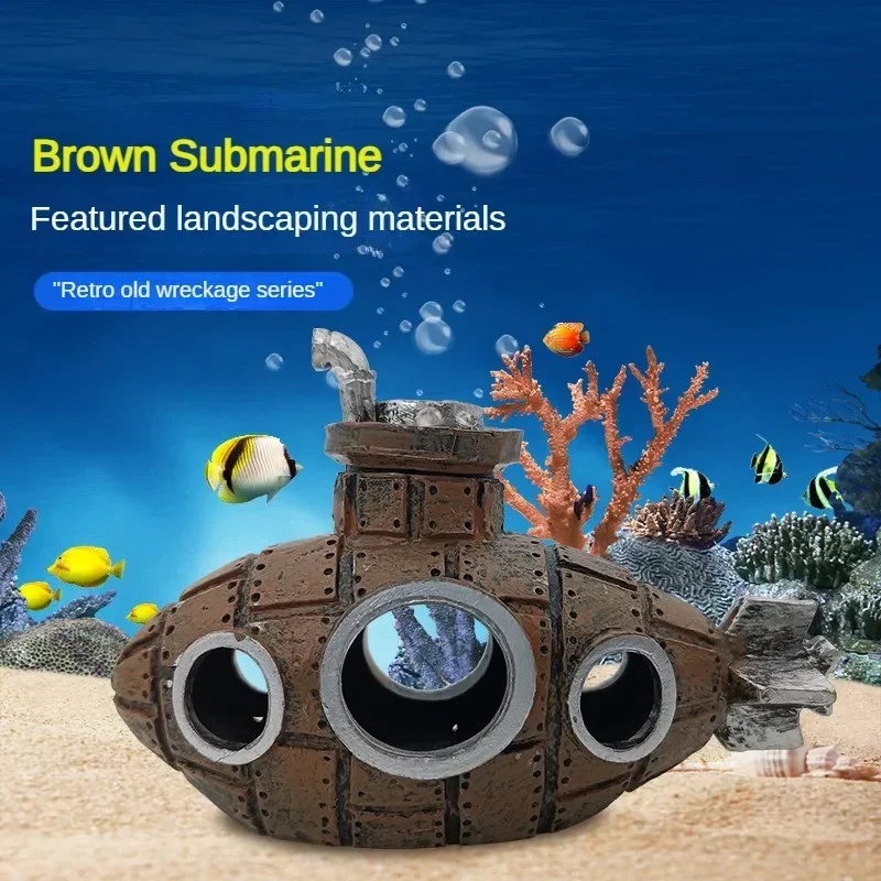 레진 잠수함 장식품 수족관 어항 장식 물고기 새우 은신 - Aquarium Innovative Marine 리뷰 및 가격